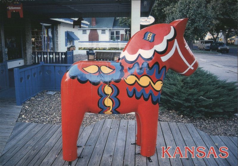 Dala Horse, Little Sweden, Lindsborg Kansas R. Holloway