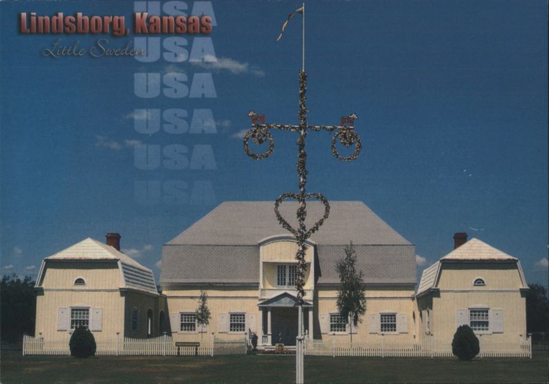 Swedish Pavilion & Maypole, Lindsborg, Little Sweden Kansas