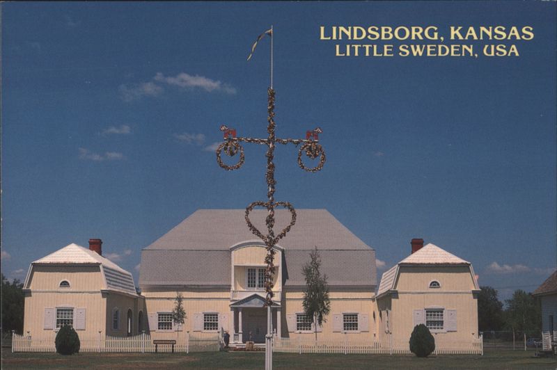 Swedish Pavilion & Maypole, Lindsborg, Little Sweden Kansas