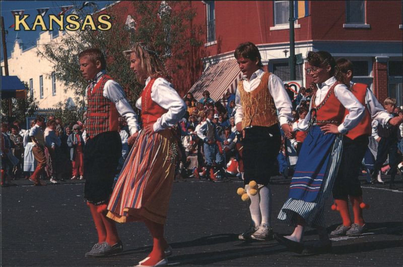 Swedish Dancers at Svensk Hyllningsfest, Lindsborg, KS Kansas