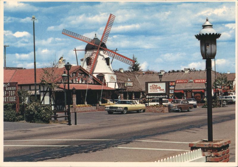 Solvang Windmill & Danish Architecture, California
