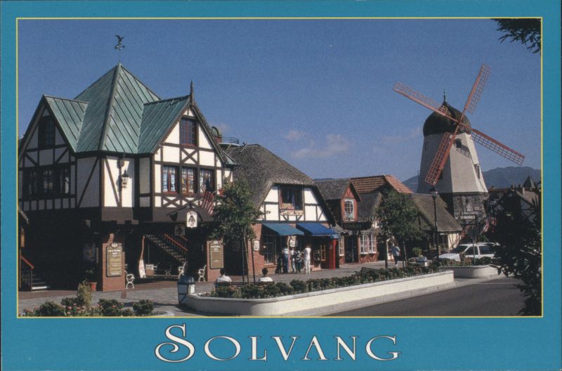 Solvang Danish Village Windmill & Architecture California