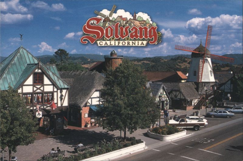 Solvang California Danish Village Windmills Mark J. Dolyak