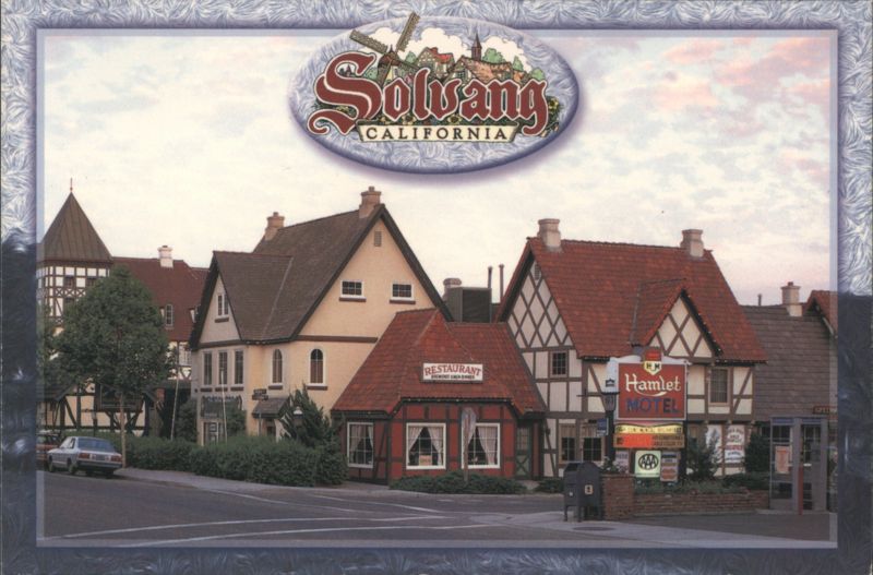 Danish Village Architecture, Hamlet Motel, Solvang CA California