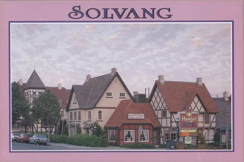 Solvang Danish Village Architecture, Hamlet Motel California