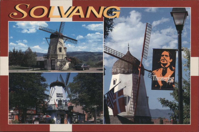 Solvang Windmills, Danish Architecture California Howard Berry, Don Ceppi/Vivid Image