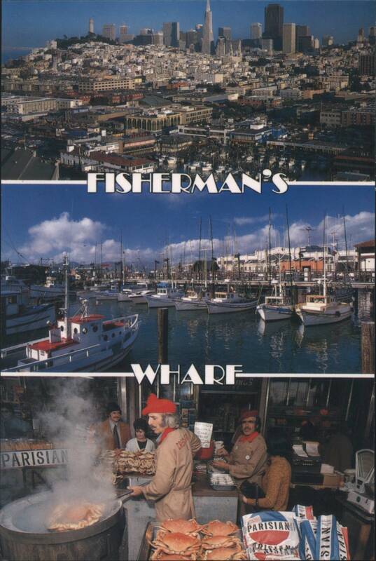 Fisherman's Wharf, San Francisco - Boats, Crab Pots, Seafood California