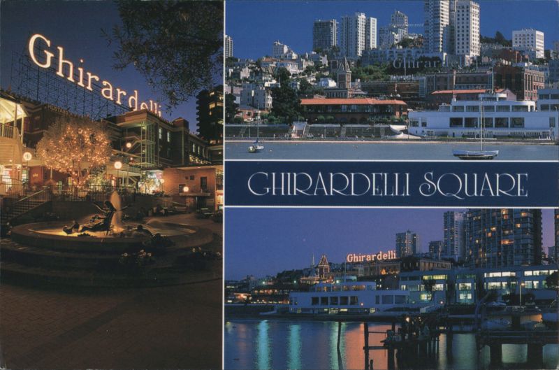 Ghirardelli Square at Night, San Francisco California
