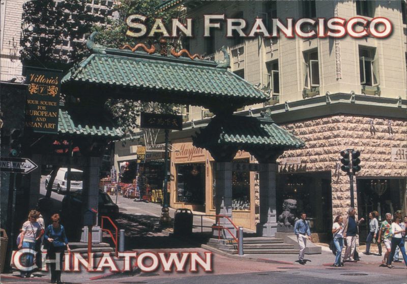 San Francisco Chinatown Gate California Lenny Gill