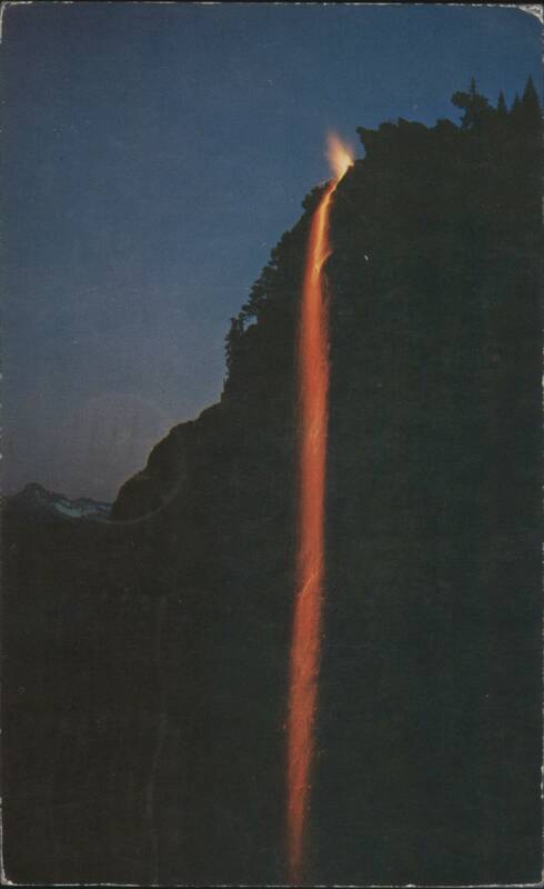 Yosemite Firefall, Blazing Embers from Glacier Point California