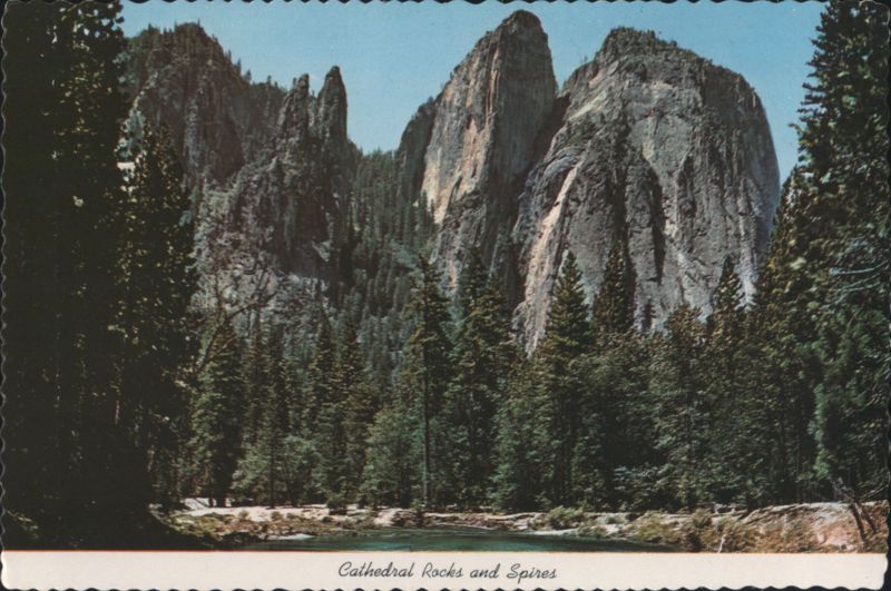Cathedral Rocks & Spires, Yosemite National Park, CA California
