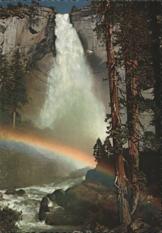 Nevada Fall, Yosemite National Park, California with Rainbow