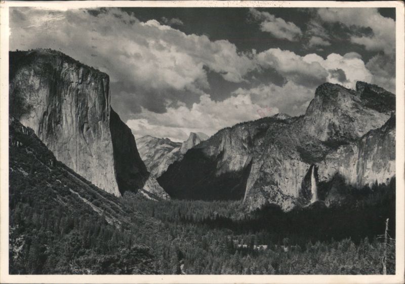 Yosemite Valley from Inspiration Point California Ansel Adams