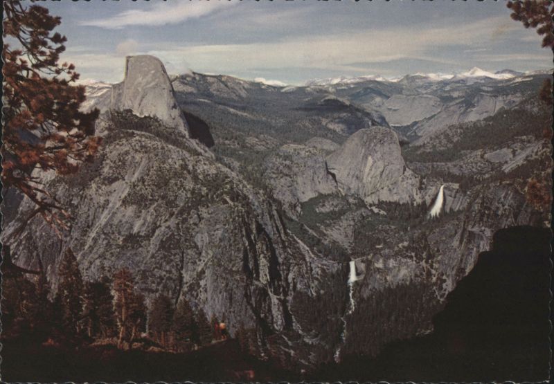 High Sierra from Glacier Point, Half Dome, Yosemite Yosemite National Park California