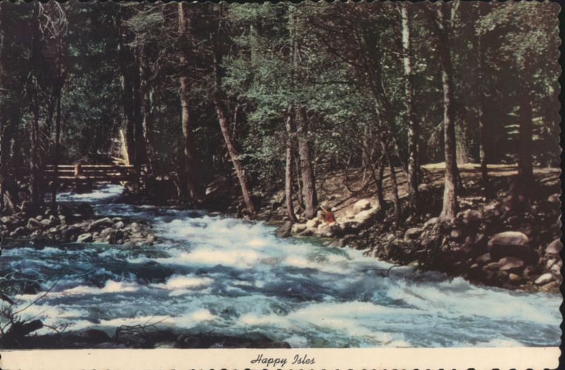 Happy Isles, Merced River, Yosemite National Park California