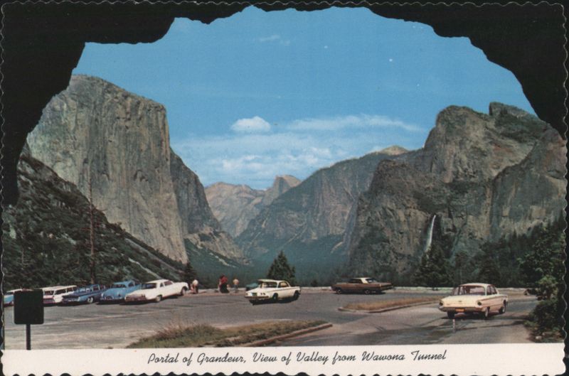 Yosemite Valley from Wawona Tunnel, Portal of Grandeur California