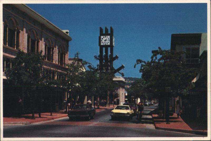 Paul R. Gore Clock Tower, Parkway Mall, Napa California
