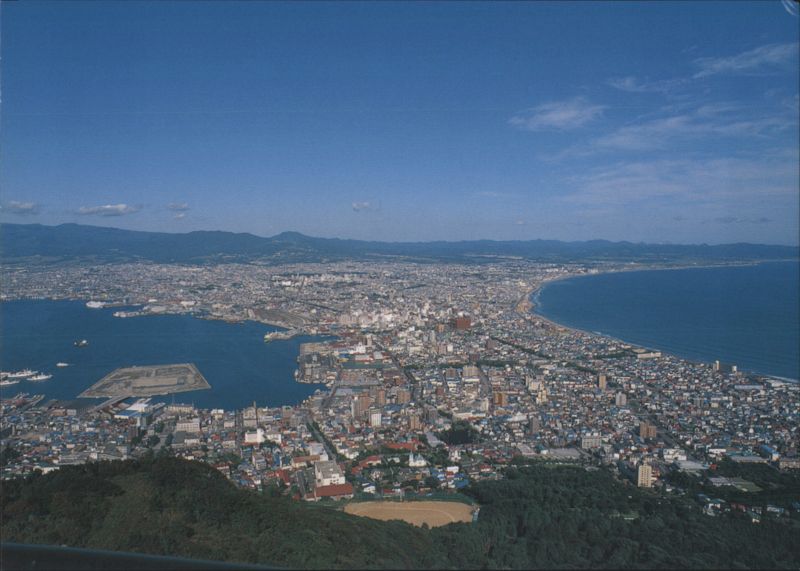 Hakodate Panoramic View from Mt. Hakodate, Hokkaido Japan