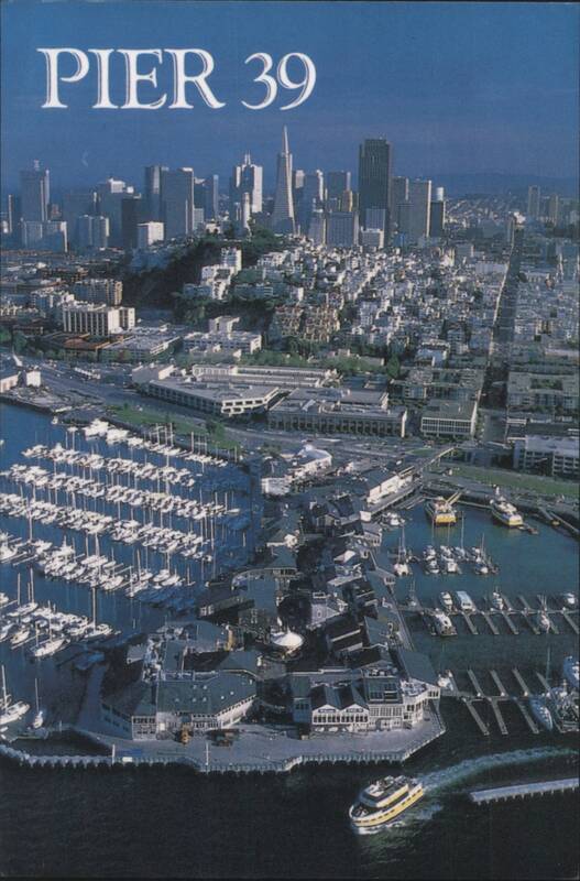 Pier 39, San Francisco Bay and City Skyline California