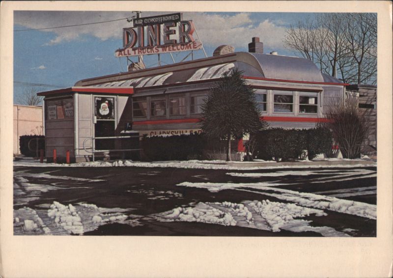 Clarksville Diner, Air Conditioned, All Trucks Welcome New Jersey