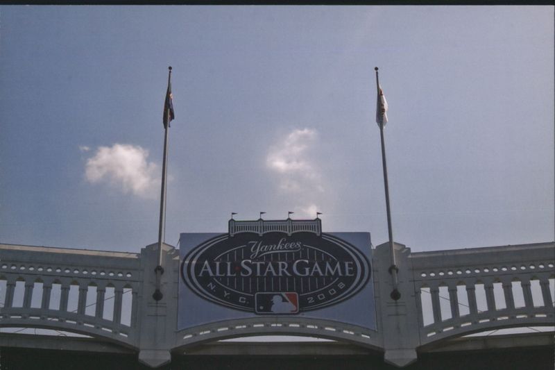 Yankees All-Star Game 2008 Banner, Yankee Stadium New York
