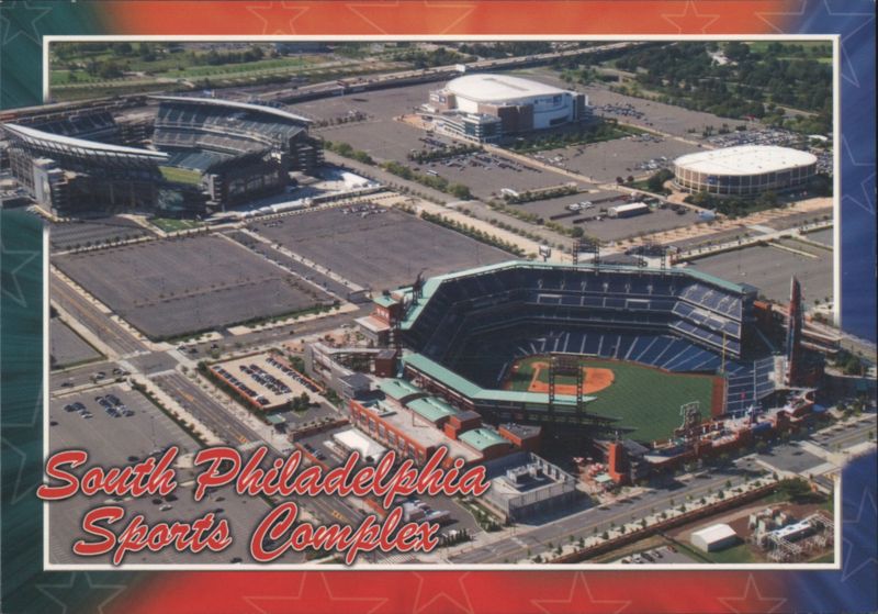 South Philadelphia Sports Complex Aerial View Pennsylvania