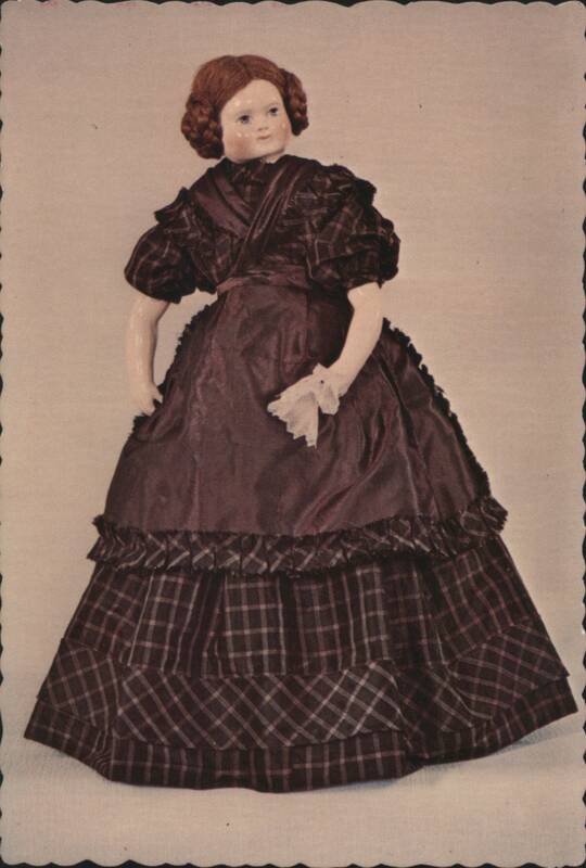 Rohmer Swivel-Neck China Head Doll, 16 Inches Dolls