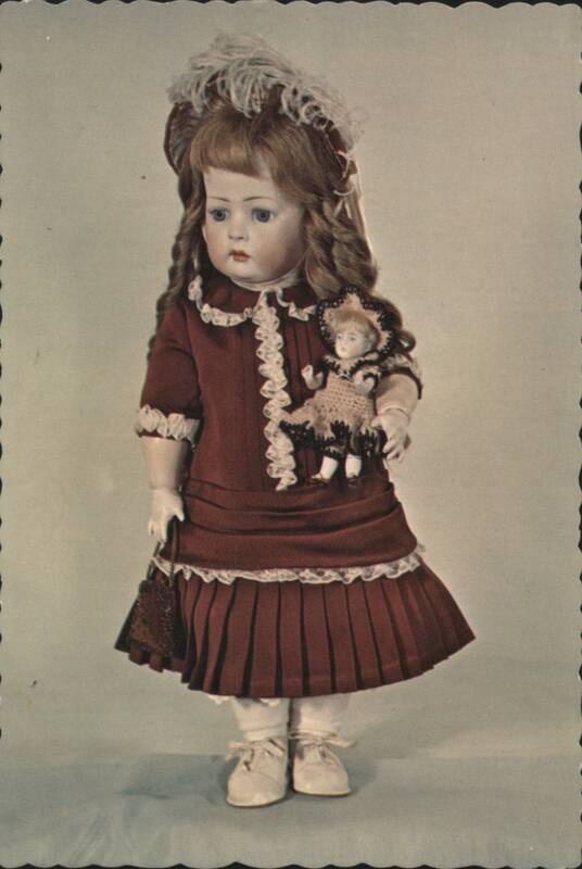 German Bisque Doll K-H with 5-inch All Bisque Doll