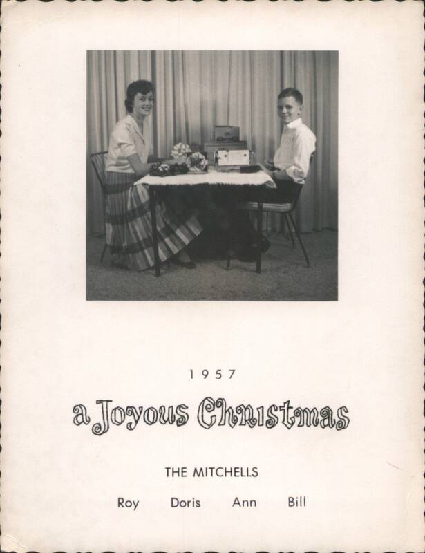 1957 a Joyous Christmas The Mitchells Roy Doris Ann Bill
