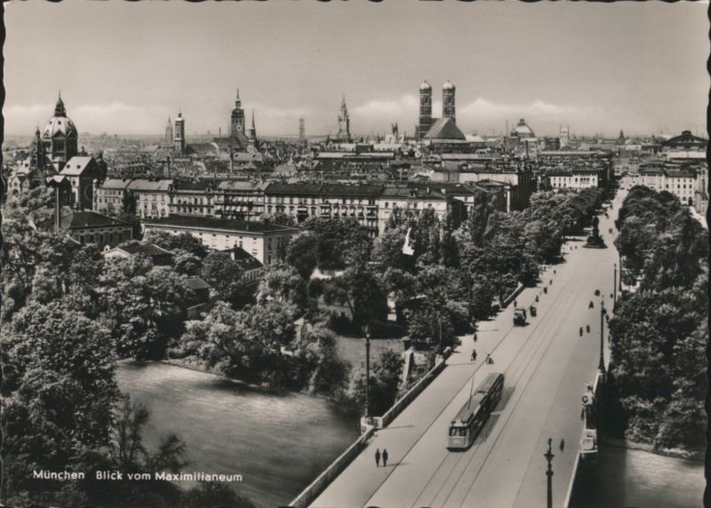 München Blick vom Maximilianeum Germany