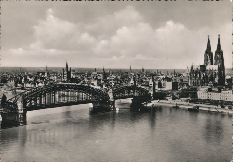 Cologne, Hohenzollern Bridge & Cathedral on the Rhine Köln Germany
