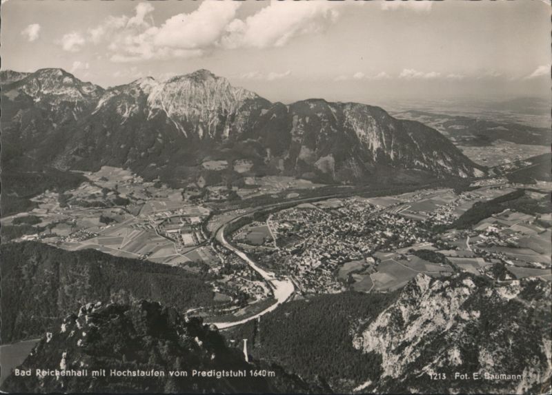 Bad Reichenhall, Hochstaufen from Predigtstuhl 1640m Germany