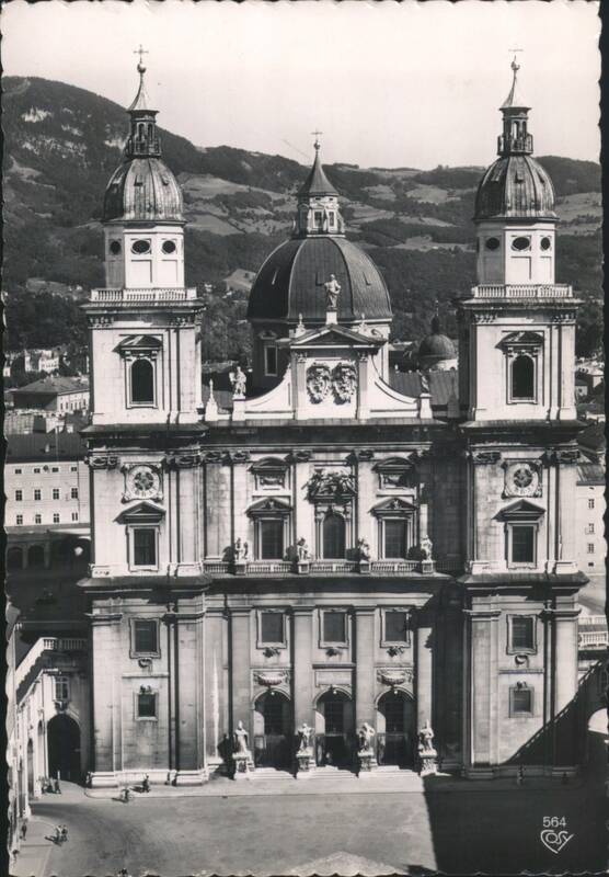 Salzburg Cathedral, built 1628 by Solari Austria