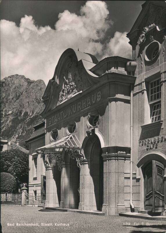 Staatl. Kurhaus, Bad Reichenhall Germany E. Baumann
