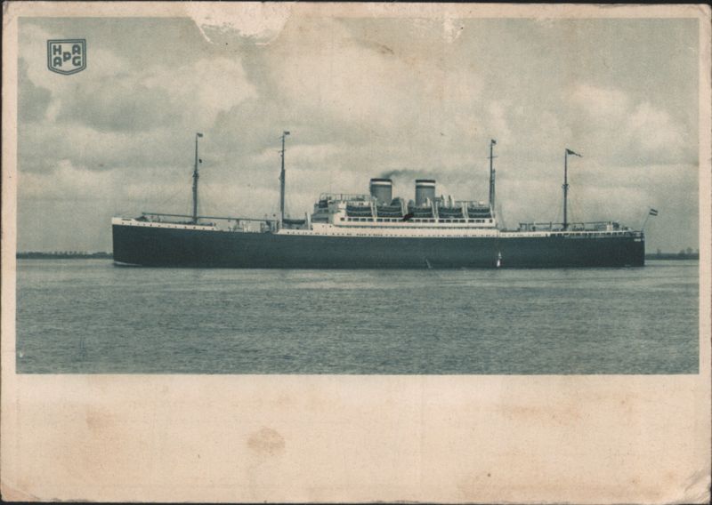S.S. Albert Ballin Hamburg-Amerika Linie Ship Petermann