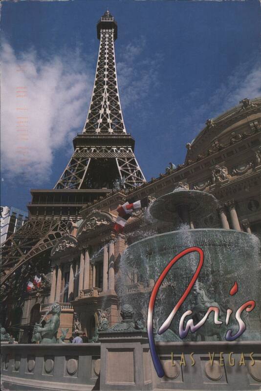 Paris Las Vegas Eiffel Tower and Fountain Nevada