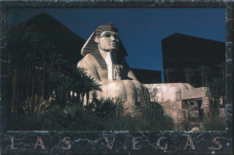Luxor Hotel and Casino Sphinx and Pyramids, Las Vegas Nevada