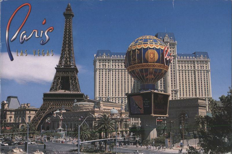 Paris Las Vegas Hotel & Casino, Eiffel Tower, Hot Air Balloon Nevada