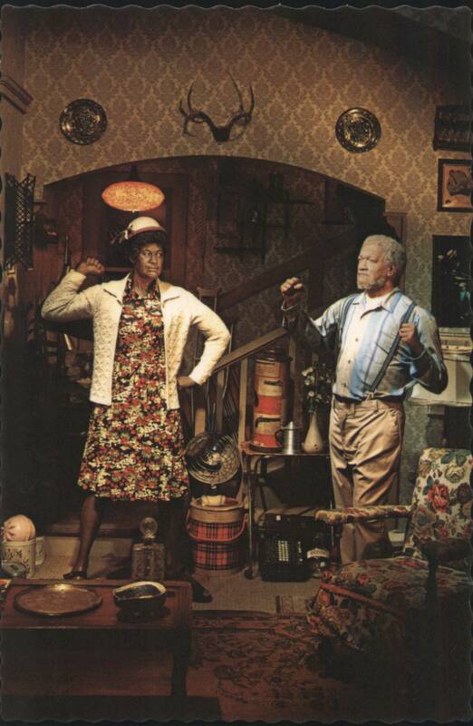 Fred Sanford & Aunt Esther Wax Figures - SANFORD AND SON