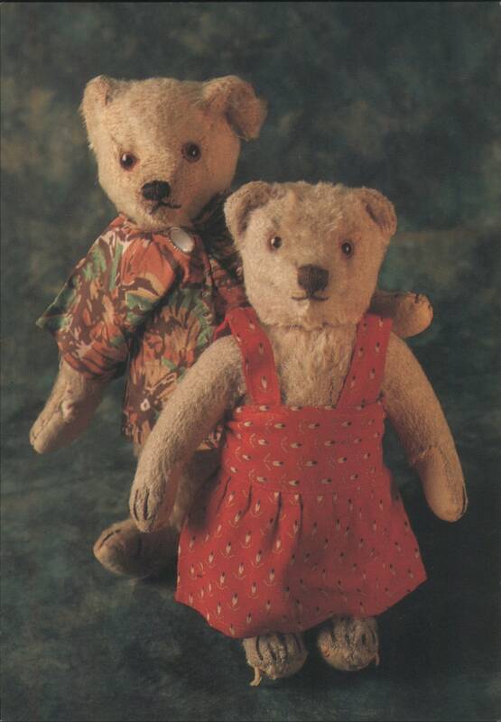 Two Teddy Bears in Clothes, 'Please Don't Move' Mirja De Vries