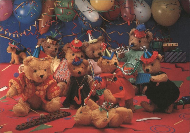 Let's Play the Music Teddy Bears with Instruments