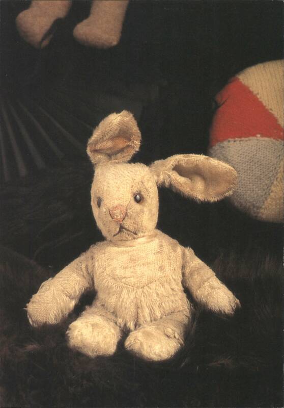 Worn Stuffed Rabbit, The Teddies Series by Mirja de Vries