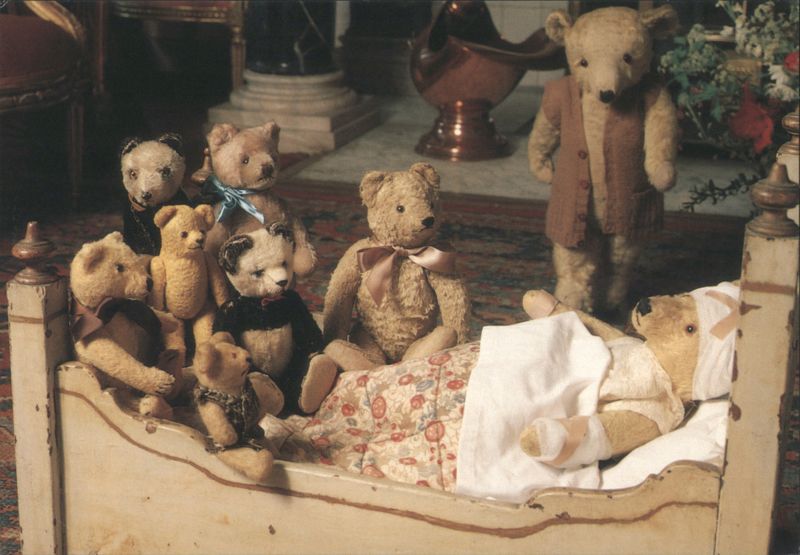 Teddy Bears' House Party at Amerongen Castle with Sick Bear Netherlands