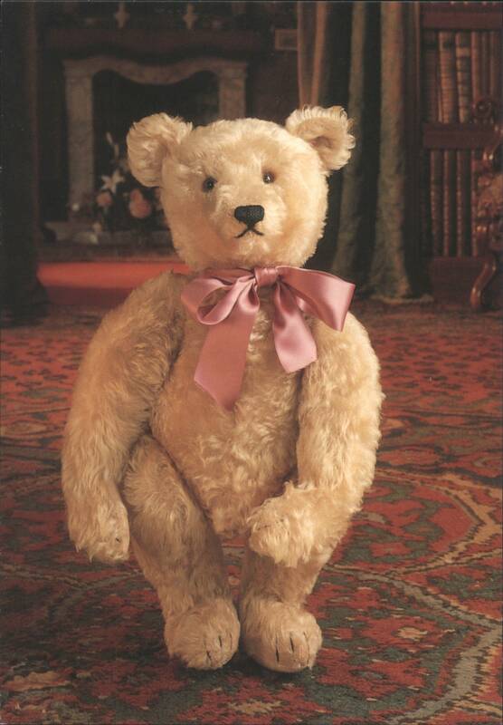 Teddy Bear with Pink Bow at Kasteel Amerongen Netherlands