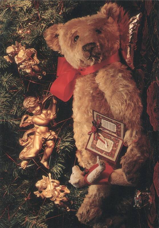 Christmas Fairy Tales Teddy Bear with Angels and Book