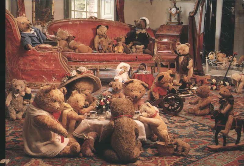 Teddy Bear Festival at Amerongen Castle, Tea Party Scene Netherlands