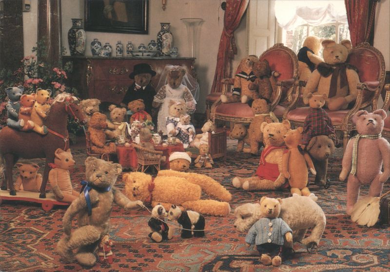 Teddy Bear Festival at Amerongen Castle, Netherlands, 1991