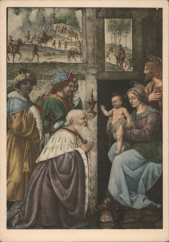 Adoration of the Magi by Bernardino Luini, Louvre Museum