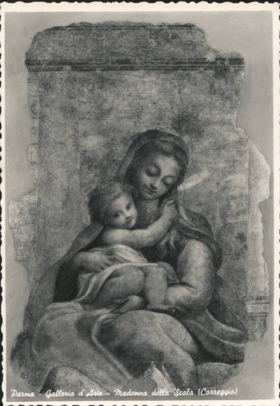 Madonna della Scala by Correggio, Galleria d'Arte, Parma Italy