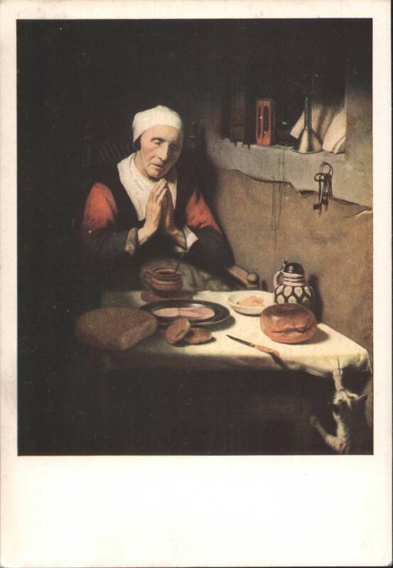 Old Woman Praying, Nicolaes Maes Painting, Rijksmuseum Amsterdam
